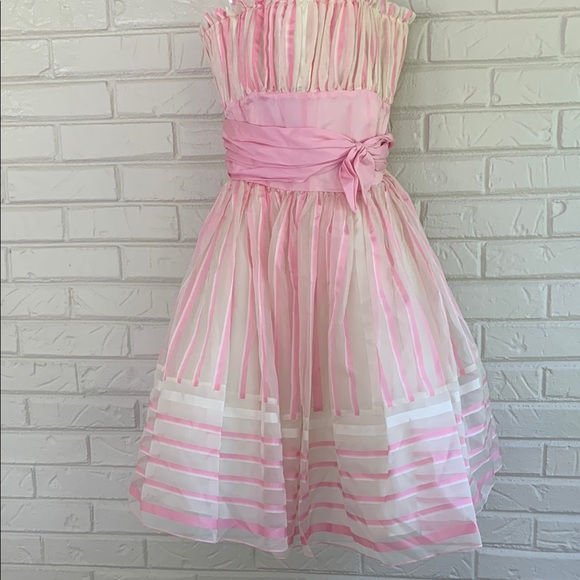 Betsey Johnson Dresses & Skirts - Betsey Johnson Pink and White Dress